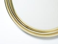 Sergio Mazza Italian brass mirror by Sergio Mazza for Artemide 1960s - 2478155