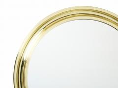 Sergio Mazza Italian brass mirror by Sergio Mazza for Artemide 1960s - 2478156