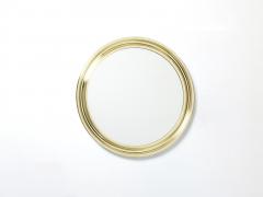 Sergio Mazza Italian brass mirror by Sergio Mazza for Artemide 1960s - 2478157