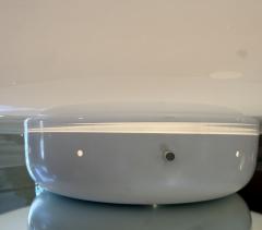 Sergio Mazza Magnolia Opaline Lamp by Sergio Mazza for Quattrifoglio 1970s - 4731420