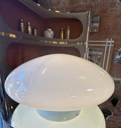 Sergio Mazza Magnolia Opaline Lamp by Sergio Mazza for Quattrifoglio 1970s - 4731424
