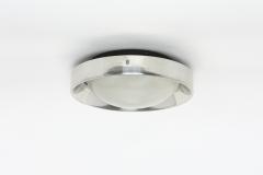 Sergio Mazza Midcentury modern flush mount ceiling light Italy circa 1960s - 4800459