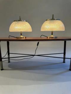 Sergio Mazza Pair Sergio Mazza Alfetta table lights for Artemide c1960 - 3553472