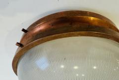 Sergio Mazza Pair of Sergio Mazza Sigma Flush Lights Italian Mid Century - 4330671
