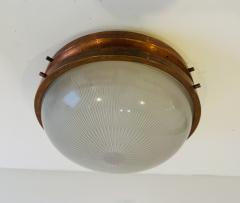 Sergio Mazza Pair of Sergio Mazza Sigma Flush Lights Italian Mid Century - 4330672
