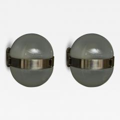 Sergio Mazza Pair of Sergio Mazza for Artemide Clio Wall Sconces - 3745177