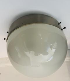 Sergio Mazza Sergio Mazda Artemide Clio Flush Ceiling Lamp Italian Mid Century - 3295999