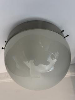 Sergio Mazza Sergio Mazda Artemide Clio Flush Ceiling Lamp Italian Mid Century - 3296000