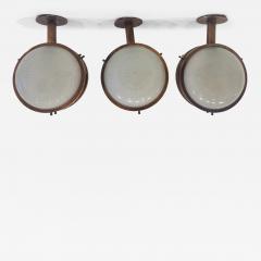 Sergio Mazza Set of 3 Sergio Mazza 1960s Artemide Celing Lamps Sconces Italian Mid Century - 4332673