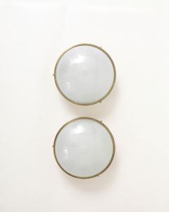 Sergio Mazza Sigma Flush Mount Light Fixtures by Sergio Mazza for Artemide Italy c 1960 - 4696390