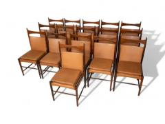 Sergio Rodrigues 16 Brazilian Modern Cantu Alta Dining Chairs by Sergio Rodrigues 1960s - 3878135