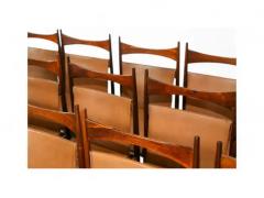 Sergio Rodrigues 16 Brazilian Modern Cantu Alta Dining Chairs by Sergio Rodrigues 1960s - 3878136