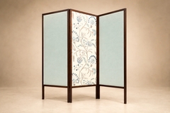 Sergio Rodrigues 3 Panel Screen in Brazilian Rosewood Upholstered Fabrics by Sergio Rodrigues - 4694247