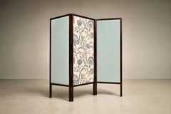 Sergio Rodrigues 3 Panel Screen in Brazilian Rosewood Upholstered Fabrics by Sergio Rodrigues - 4694249