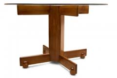 Sergio Rodrigues Alex Dining Table in Hardwood Glass by Sergio Rodrigues 1960s - 3298930