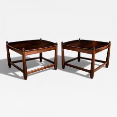 Sergio Rodrigues Arimelo Side Tables in Brazilian Rosewood Sergio Rodrigues 1958 Lot 596A - 4627614