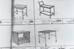 Sergio Rodrigues Bar Cart in Hardwood with Shelf Sergio Rodrigues 1960s - 4547078