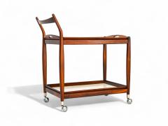 Sergio Rodrigues Bar Cart in Rosewood with Removable Trays Sergio Rodrigues 1960s Lot 298A - 4302141