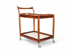 Sergio Rodrigues Bar Cart in Rosewood with Removable Trays Sergio Rodrigues 1960s Lot 298A - 4302144