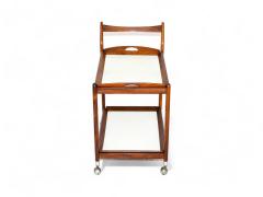 Sergio Rodrigues Bar Cart in Rosewood with Removable Trays Sergio Rodrigues 1960s Lot 298A - 4302146