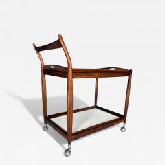 Sergio Rodrigues Bar Cart in Rosewood with Removable Trays Sergio Rodrigues 1960s Lot 298A - 4310025