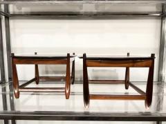 Sergio Rodrigues Brazilian Modern Arimelo Side Tables in Hardwood Sergio Rodrigues 1958 - 3488533