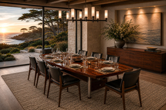 Sergio Rodrigues Brazilian Modern Beg Dining Table in Brazilian Rosewood and Chrome - 4692741