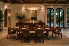 Sergio Rodrigues Brazilian Modern Beg Dining Table in Brazilian Rosewood and Chrome - 4692745