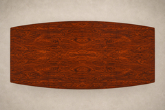 Sergio Rodrigues Brazilian Modern Beg Dining Table in Brazilian Rosewood and Chrome - 4692748