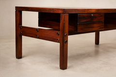 Sergio Rodrigues Brazilian Modern Monumental Executive Desk Sergio Rodrigues - 4736734