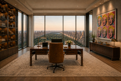 Sergio Rodrigues Brazilian Modern Monumental Executive Desk Sergio Rodrigues - 4736736