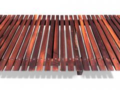 Sergio Rodrigues Brazilian Modern Mucki bench in Rosewood Sergio Rodrigues 1958 - 4416851