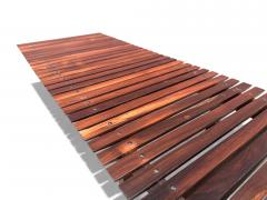 Sergio Rodrigues Brazilian Modern Mucki bench in Rosewood Sergio Rodrigues 1958 - 4416855