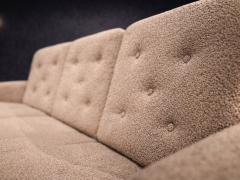 Sergio Rodrigues Brazilian Modern Stella Three Seat Sofa in Rosewood Boucl by S Rodrigues - 4473599