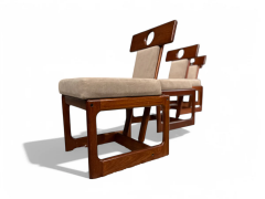 Sergio Rodrigues Cuiaba Dining Set in Hardwood Sergio Rodrigues 1970s Lot 478 479 - 4021239