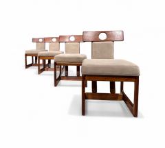 Sergio Rodrigues Cuiaba Dining Set in Hardwood Sergio Rodrigues 1970s Lot 478 479 - 4377291