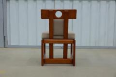 Sergio Rodrigues Cuiaba Set of of 4 Chairs in Hardwood and Fabric by Sergio Rodrigues 1970 s - 3488483