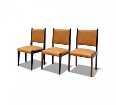 Sergio Rodrigues Dining Chairs in Rosewood Leather Sergio Rodrigues for Bloch 1960s - 4431817