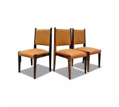 Sergio Rodrigues Dining Chairs in Rosewood Leather Sergio Rodrigues for Bloch 1960s - 4431818