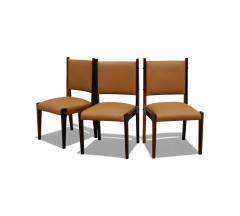 Sergio Rodrigues Dining Chairs in Rosewood Leather Sergio Rodrigues for Bloch 1960s - 4431820