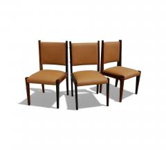 Sergio Rodrigues Dining Chairs in Rosewood Leather Sergio Rodrigues for Bloch 1960s - 4431822
