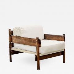 Sergio Rodrigues Franco Brazilian Midcentury Armchair Brazilian Hardwood by Sergio Rodrigues - 2271790