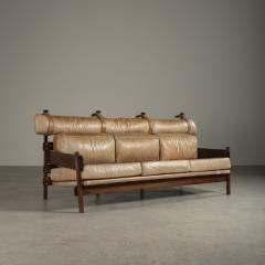 Sergio Rodrigues Franco Sofa in solid hard wood S rgio Rodrigues Brazilian Mid Century Modern - 3336538