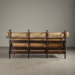 Sergio Rodrigues Franco Sofa in solid hard wood S rgio Rodrigues Brazilian Mid Century Modern - 3336540
