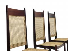 Sergio Rodrigues Highback Rosewood and Cane Dining Chairs - 2989852