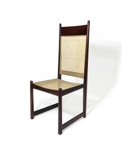 Sergio Rodrigues Highback Rosewood and Cane Dining Chairs - 2989854