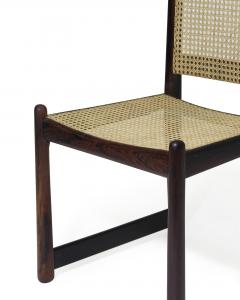 Sergio Rodrigues Highback Rosewood and Cane Dining Chairs - 2989856