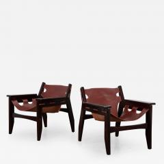 Sergio Rodrigues Kilin Chairs in Cognac Leather - 2534618