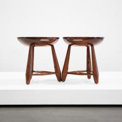 Sergio Rodrigues MOCHO WOODEN STOOLS - 4346540