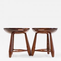 Sergio Rodrigues MOCHO WOODEN STOOLS - 4350957